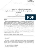 Human Impacts On Soil Properties and Their Implications For The Sensitivity of Soil Systems in Scotland