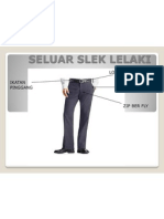 Pola Seluar Slek Lelaki