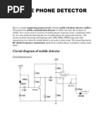 Mobile Phone Detector