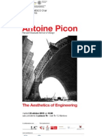 Antoine Picon The Aesthetics of Engineering Martedì 23 ottobre 2012, ore 18:00 Sala Polivalente, Palazzo Te, viale Te 13, Mantova