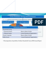 Gross Domestic Saving and Investment: Estimation Prepared by