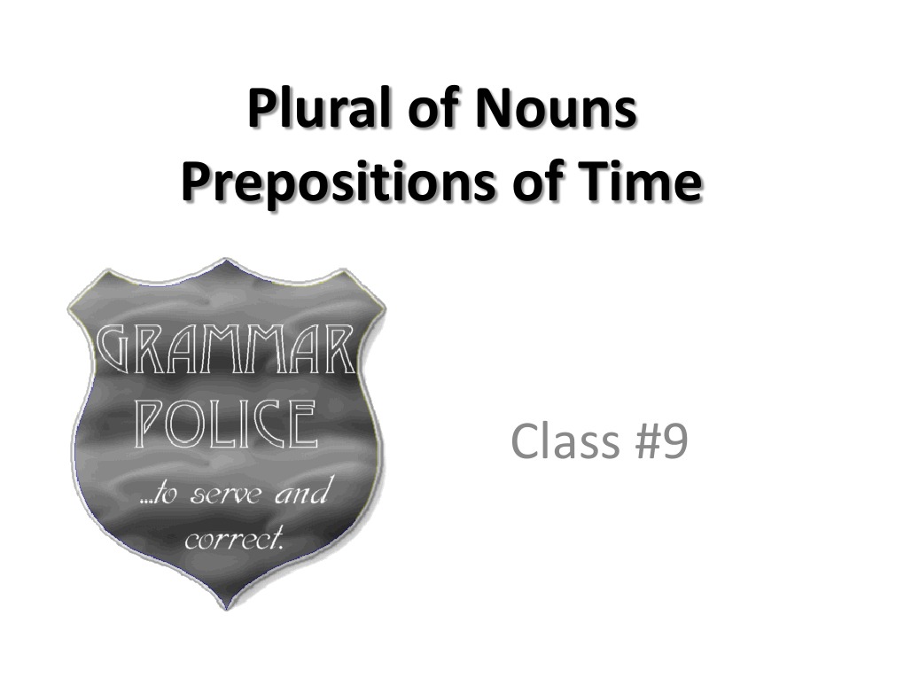 Teaching Plural Nouns and Prepositions | PDF