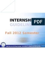 Internship: Guidelines