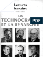 Lectures Françaises - Les Technocrates Et La Synarchie