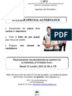 AFIJ Affiche A3 Atelier Alternance