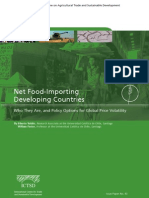 Net Food Importing Developing Countries Who They Are and Policy Options For Global Price Volatility