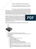 Spesifikasi Terminal Fax FWT Huawei ETS 1201