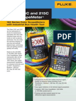 Fluke 225C and 215C Color Scopemeter: 190 Series Color Scopemeters With Industrial Bus Health Test