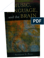 CA0D8 Patel Aniruddh D Music Language and The Brain
