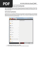 ExcelLesson2 Formatting&amp;Formula