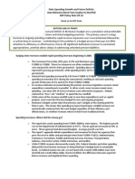 State Spending Growth and Deficits Policy Note