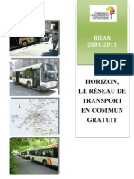 Bilan de la gratuité 2001-2011 à Châteauroux