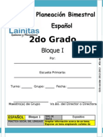 2do Grado - Bloque 1 - Español