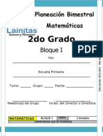 2do Grado - Bloque 1 - Matemáticas