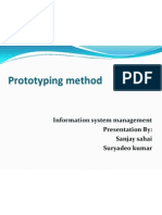 Prototyping Method: Information System Management