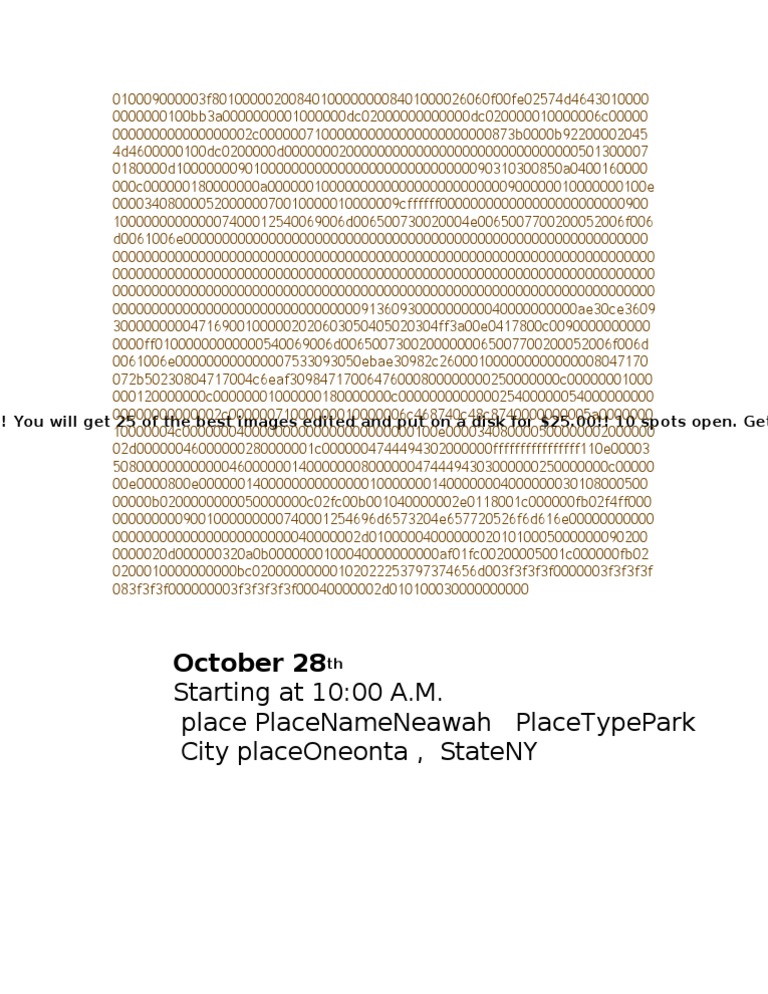 Fall Mini Flyer | PDF