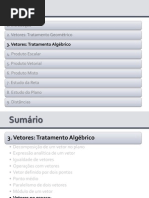 Aula 06 - Vetores - Tratamento Algebrico - Parte 3