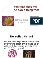 To What Extent Does The Cell Do The Same Thing That We Do?