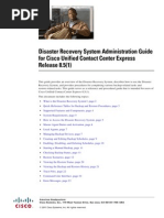 Disaster Recovery System Administration Guide For Cisco Unified Contact Center Express Release 8.5