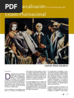 Despatriarcalización en el horizonte del Estado Plurinacional