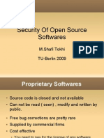 Security of Open Source Softwares: M.Shafi Tokhi TU-Berlin 2009