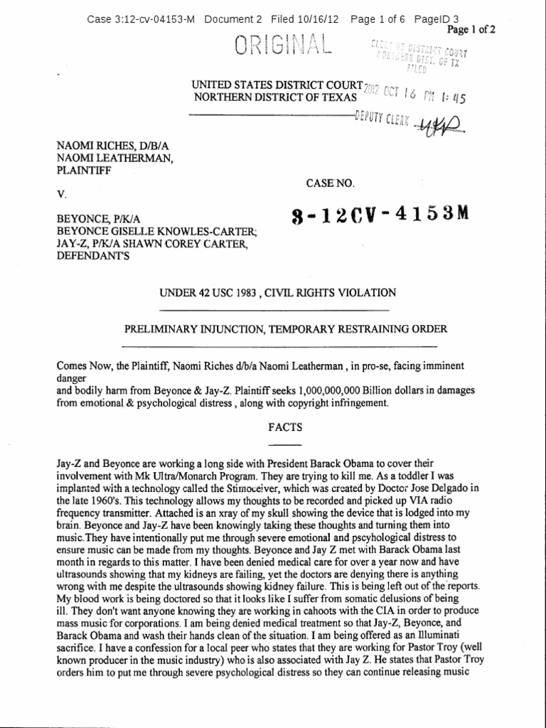 Jonathan Lee Riches Lawsuit Details | PDF