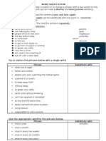 Worksheet On Word Substitution