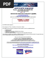 October - November 2012 Mopp Enewsletter