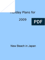 Holiday Plans