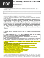 Direito Proc. Penal i Aula 39,40,41,42_conduta Da Aut.policial Frente Menor Infrator