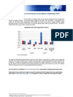 Eurekahedge October 2012 - Hedge Fund Performance Commentary for the Month of September 2012