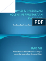 Konservasi Dan Preservasi