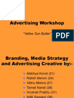 Advertising Workshop: "Yellow Sun Butter"