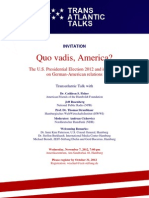 Transatlantic Talks 2012-11-07