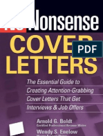 No-Nonsense Cover Letters