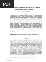 Daiane Pettine - Avaliação Diagnóstica em Artes