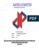 Kode Ascii Tugas Matematika Komputer