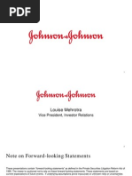 Download Johnson and Johnson 3Q12 Presentation by InvestorPresentation SN110299525 doc pdf