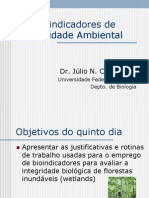 Bioindicadores de Qualidade Ambiental V