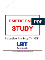 (EMERGENCY STUDY) Pengajian Am BHG C - SET 1