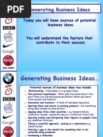 Generating Business Ideas