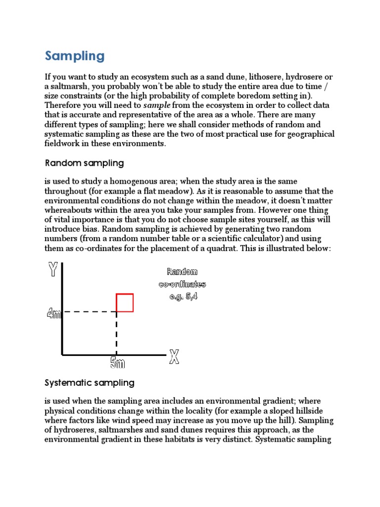Sampling Geography IGCSECBSEICSE PDF River Erosion