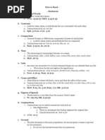 How To Read (Hermeneutics) Shortened