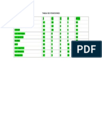 Tabla de Posiciones