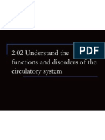 2 02 understand the functions and disorders of the circulatory system