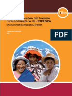 Modelo de gestión del turismo rural comunitario de CODESPA