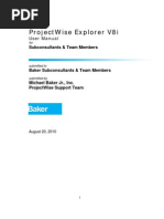 ProjectWise Explorer V8i User Manual