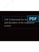 2 06 understand the functions and disorders of the respiratory system