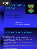 Concordância Verbal 1