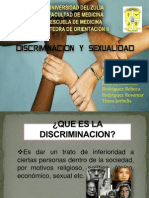 Discriminacion y Sexualidad.